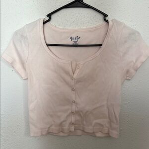 Brandy Melville John Galt button up tee